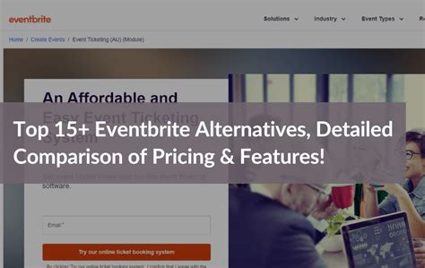 humanitix vs eventbrite|Top 15+ Eventbrite Alternatives & Competitors: Detailed Review.